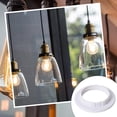 thumbnail image 4 of 5 Pieces E14 Lampshade Reducer Ring Lampshade Ring Adapter Converter Plate White, 4 of 5