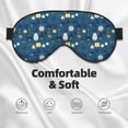 thumbnail image 5 of Rocae Various Lights for Mask for Women Men, Luxury Eye Cover Eye Shade with Adjustable Strap for Travel, Nap, Meditation, 5 of 7