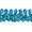 Aqua  Blue, variant on Expo Int'l 20 yards of 2 Row 7/8" Starlight Hologram Stretch Sequin Trim