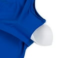 thumbnail image 5 of M&M SCRUBS Women’s Longline Wirefree Padded Medium Support Sports Bra (Medium, True Royal Blue), 5 of 5