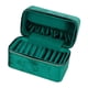 thumbnail image 1 of Caja para guardar pulseras, vitrina para joyas, organizador de mesa de cuero sintético de terciopelo. Verde negruzco, 1 of 9