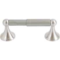 Coastal Paper Holder, Satin Nickel by Stone Harbor Hardware
