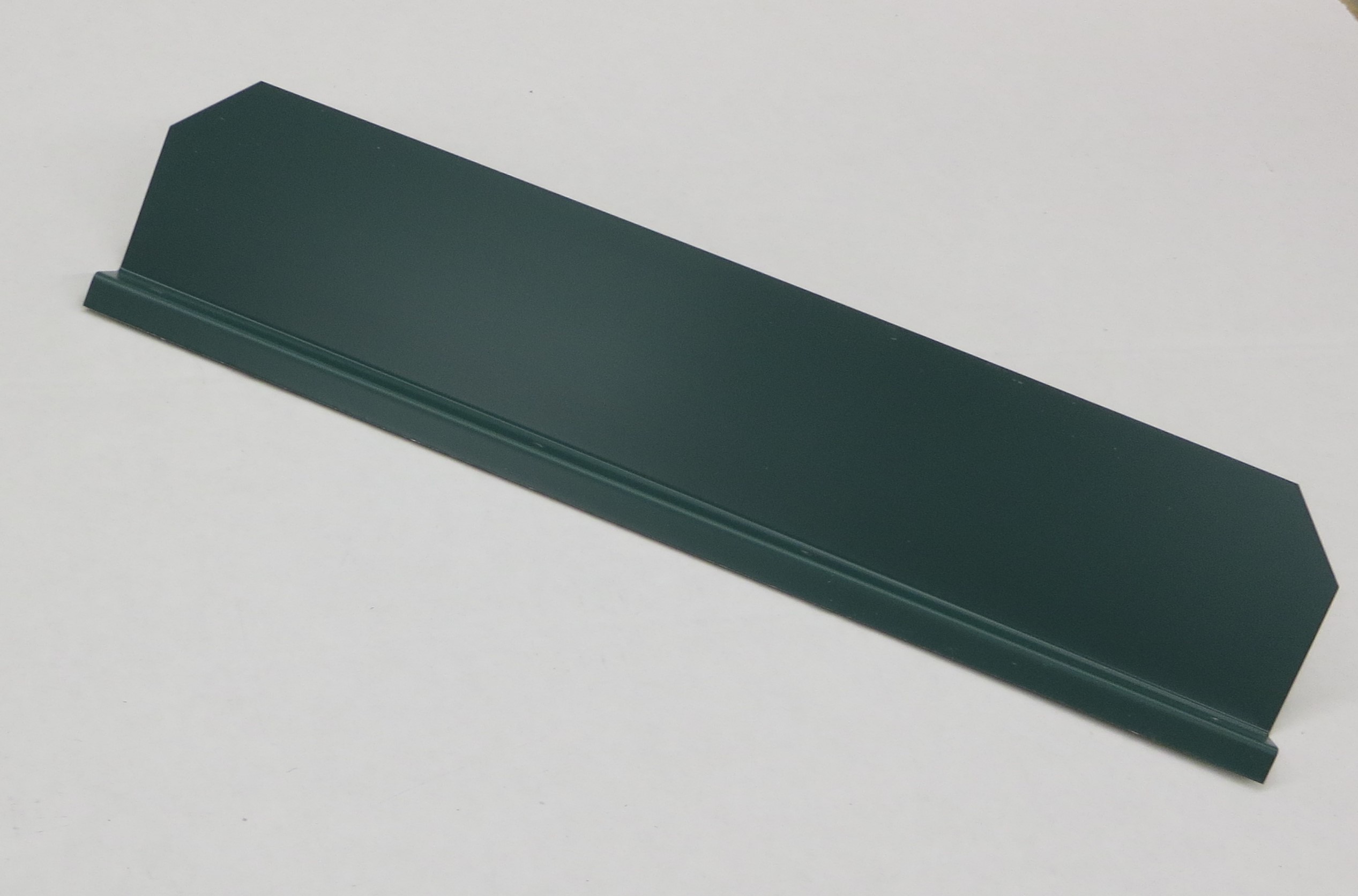 Straight Gutter Valley Splash Guard Grecian Green - 3 ct