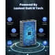 thumbnail image 5 of Bloque de carga LanLuk 200 W USB C GaN III 8 puertos + PD 65 W, 5 of 8