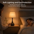 thumbnail image 3 of DAYBETTER Table Lamp for living room, Touch Control Bedside Lamp for Bedroom, 3-Way Dimmable, LED Bulb Included, for Living Room, Bedroom, 3 of 7