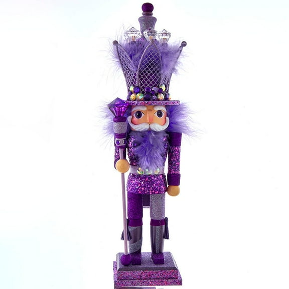 Hollywood Nutcrackers Hollywood Purple King Nutcracker, 16-Inch