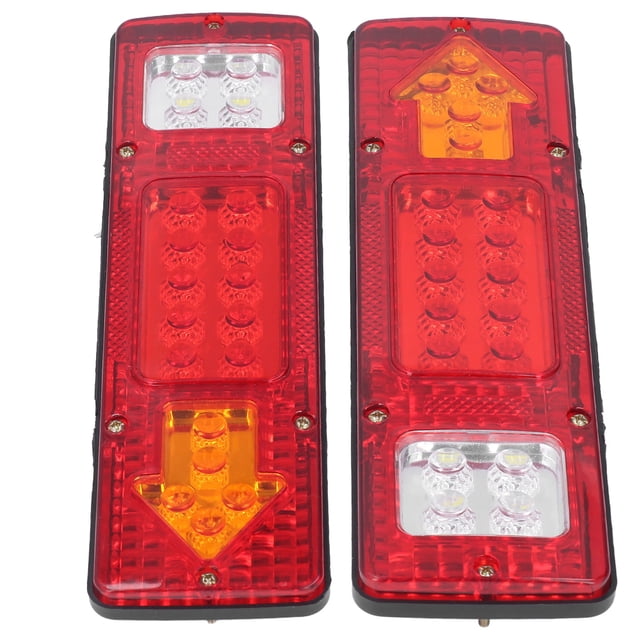 Luces Traseras Led, Lámpara de Parada Trasera de 2 piezas de 2 piezas súper brillantes universales de 12v para botes para camiones para campistas