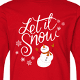 thumbnail image 4 of Inktastic Let It Snow Long Sleeve Youth T-Shirt, 4 of 5