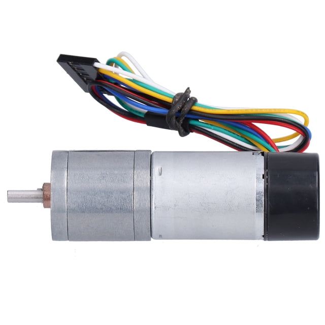 Moteur à Engrenages, Moteurs Codeurs CCW de Réduction d'Engrenage Réglable pour Voiture Intelligente pour Robots pour Appareils Électroménagers DC12V, DC24V