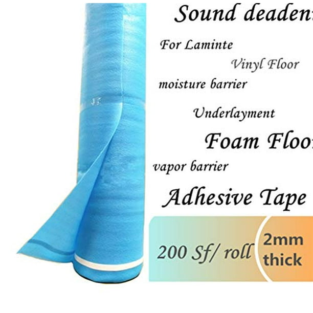200 Sqft 2mm Underlayment For Laminate Flooring 3in1 Vapor Barrier Flooring Underlayment Woverlap Tape Moisture Barrier Underpad Underlay For Laminate Flooring Hardwood Floor Vinyl Floor Walmart Com Walmart Com