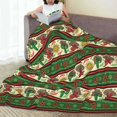 thumbnail image 6 of Cauagu Vintage Mexican Pattern Flannel Bed Blankets,Fleece Blanket Comfortable Air Conditioning Blanket for Sofa Bed Travel Couch & Living Room -40"x30", 6 of 8