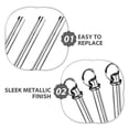 thumbnail image 3 of Minkissy 5Sets Stainless Steel Folding Fan Shaft Rivet and Nut Repair Kit for Handheld Fan Accessories, 3 of 8