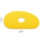 thumbnail image 2 of Rib de cerámica MudTools Shape 1, polímero suave amarillo, 2 of 3