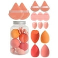 thumbnail image 1 of 12-Piece Professional Makeup Sponge Set for Flawless Liquid Foundation and Powder Application, 1 of 8