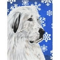 thumbnail image 1 of Great Pyrenees Winter Snowflakes Flag Garden Size, 1 of 1