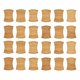 thumbnail image 1 of 24x 1:12 Dollhouse Floorboards Dollhouse Flooring Dollhouse Accessories Props Dollhouse Wood Tiles, para adornos de dormitorio de Sunnimix Piso de casa de muñecas, 1 of 8