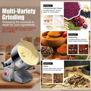 Grain Mill Grinder 2500g High Speed Electric Grain Grinder Wheat Corn Flour Pulverizer Powder Machine for Dry Spice Herbs Grains Coffee Rice Pepper