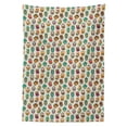 thumbnail image 3 of Ambesonne Owls Tablecloth Rectangular Table Cover, Cheerful Cartoon Native, 52"x70", Multicolor, 3 of 4