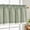 Green, variant on NICETOWN Linen Valance for Windows, Double Layer Farmhouse Kitchen Valance, Rod Pocket Light Filtering Ventilated Fabric Valance, Sage Green, 52"x18", 1 Panel