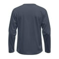 thumbnail image 5 of Hearthz Raglan Long Sleeve Men's T-Shirts Fall Solid Color Crewneck Sports Baseball T Shirts, 5 of 6