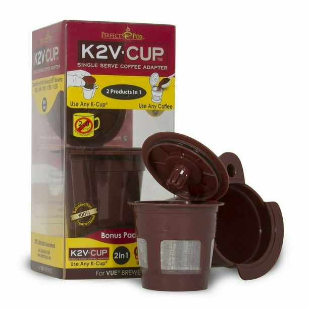 K2VCup Refillable KCup Reusable Kcup Adapter for Keurig Vue Coffee