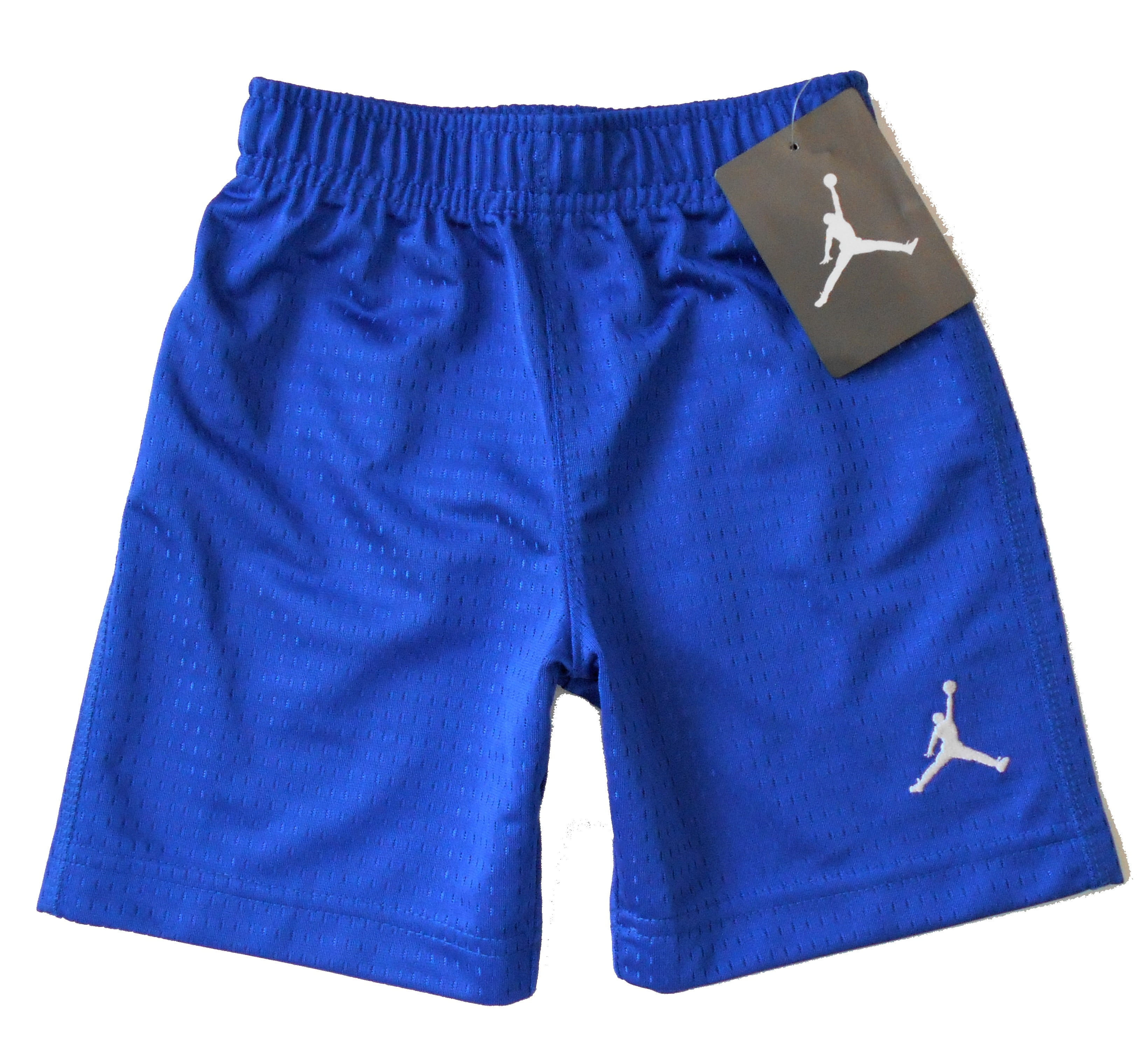 red and blue jordan shorts
