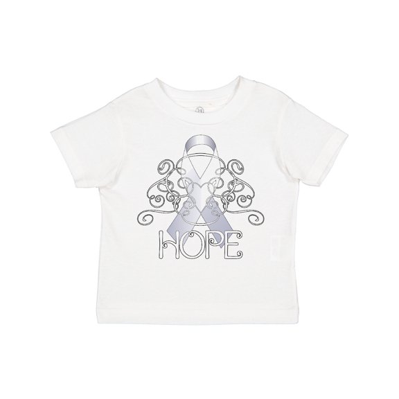 Inktastic Hope- Lung Cancer Awareness Boys or Girls Toddler T-Shirt