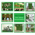 thumbnail image 5 of 12Pcs 10" x 10" Artificial Grass Wall Panels,UV Protected Greenery Garden Fence, High Density Privacy Hedge Screen Wall for Backyard,Green Square,Faux Boxwood Greenery Backdrop Patio, 5 of 5