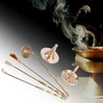 thumbnail image 2 of AMLESO 6Pcs Copper Incense Burner Censer Tool Set Incense Mould Ash Press Incense Spoon, 2 of 7