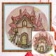 thumbnail image 1 of Hilo Algodón Bordado Parcial Punto Cruz 14CT Con Forma Seta 38x38cm, 1 of 9