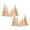 Beige-10pcs, variant on Wooden Christmas Tree Cutouts Set, Unfinished Blank Wood Tabletop Tree Blocks, Paintable Rustic Raw Wood Decoration for DIY Painting Craft Projects Mantel Tabletop & Holiday Home Display