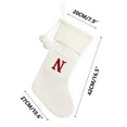 thumbnail image 3 of Dmlowu Christmas Stockings, 11x17 Inch Large Christmas Decorations Stocking, Soft Cute Personalized Christmas Stockings for Christmas Tree Decorations, White, 3 of 5