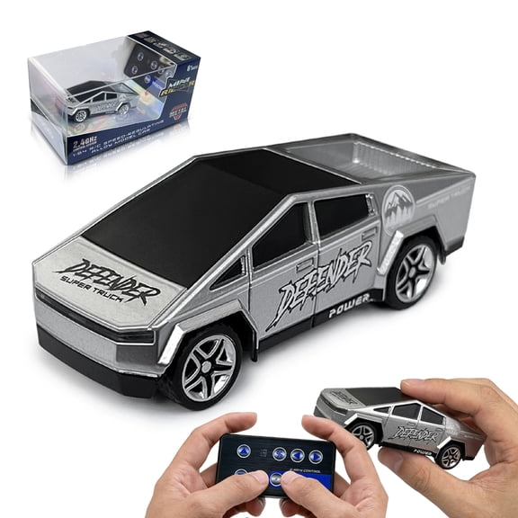 1:64 Mini RC Car Toys - Christmas Small RC Truck 2.4 GHZ Remote Control Cars with Trailer Kit, 3 Speed Adjustable Electric Vehicles Car Toy,Birthday Gift for Boys Age 5 Years Old