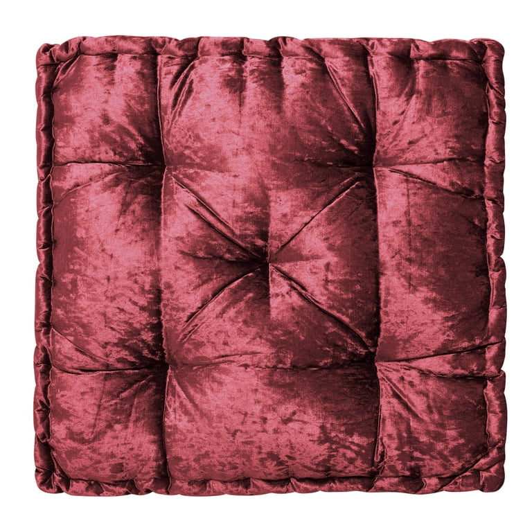 Bauble Tufted Velvet Round Floor Cushion