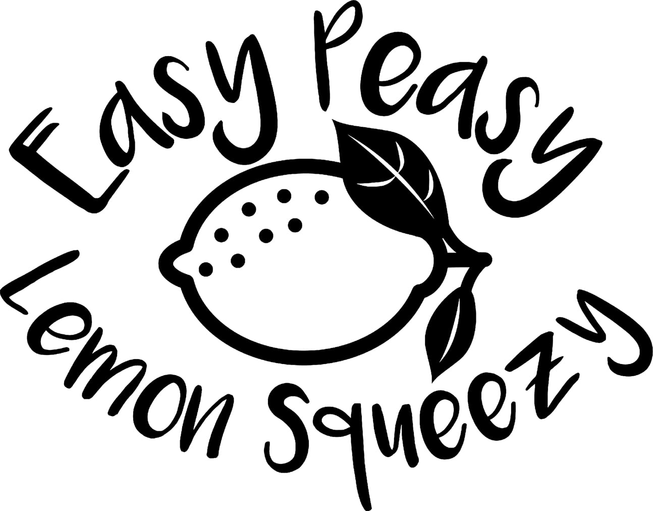 Easy Peasy Lemon Squeezy Fruit Sayings Wall Decals for Walls Peel and