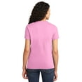 thumbnail image 2 of Port & Co Adult Female Women Plain Short Sleeves T-Shirt Candy Pink X-Large, 2 of 6