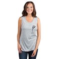 thumbnail image 2 of Gooey Pizza Slice Women's Fashion Sleeveless Muscle Tank Top Tee Sport Grey Medium, 2 of 4