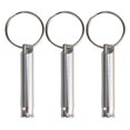 thumbnail image 1 of OUSITAID Metal Whistle 3Pcs Training Whistles Compact Size Loud Crisp Sound High Decibel Rustproof Portable Aluminum Alloy Emergency Survival Keychain Whistles Camping Supplies, 1 of 6