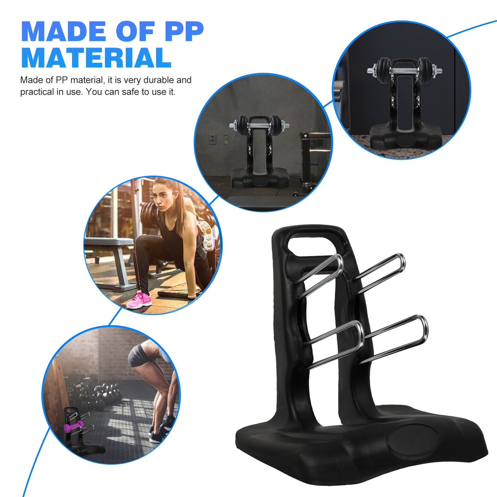 Eease Dumbbell Rack Fitness Stand Weight Shelf Organizer