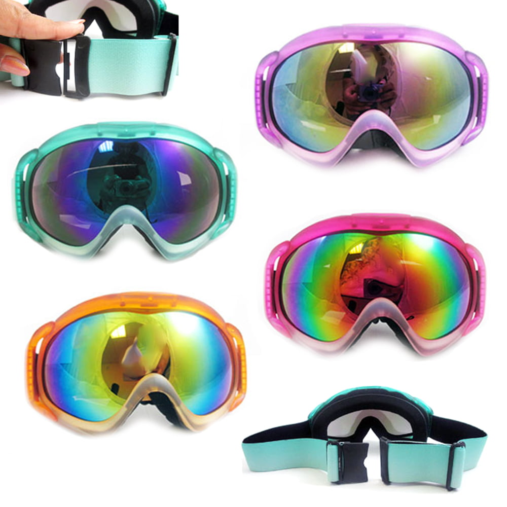 2Pack Ski Goggles Snowboard Snow Winter Sports Anti-Fog Glare Lens UV400 Glasses 
