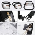 thumbnail image 2 of Tinyat Crossbody Bags for Women Clear Women Fanny Pack Belt Bag Stadium Approved Waterproof Waist Bags PVC Purse, 2 of 7