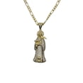 thumbnail image 1 of COLLAR DE SANTA MUERTE 5 CM DE ORO LAMINADO Y ZIRCONIAS, 1 of 5