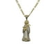 thumbnail image 1 of COLLAR DE SANTA MUERTE 5 CM DE ORO LAMINADO Y ZIRCONIAS, 1 of 5