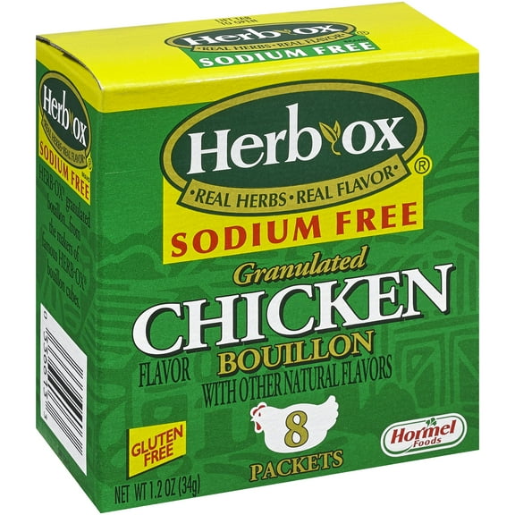 (12 Pack)Herb-Ox Boullion - Chicken - Low Sodium, 8 Count