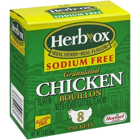 (12 Pack)Herb-Ox Boullion - Chicken - Low Sodium  8 Count
