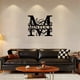 thumbnail image 4 of Decoración para el hogar, decoración de habitaciones, decoración de paredes: 21 letras decorativas hechas de metal y hierro. Arte en hierro para la pared., 4 of 6