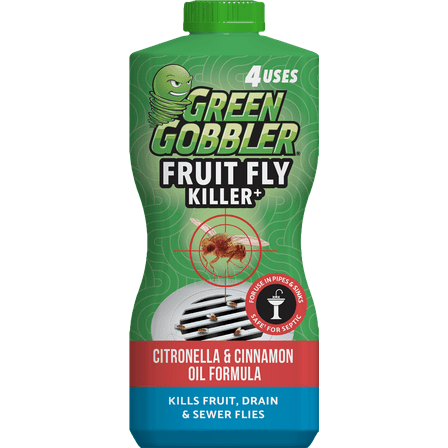 Green Gobbler Fruit & Drain Fly Killer , 32 Fluid Ounce