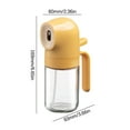 thumbnail image 2 of Loyerfyivos Cooking Oil Sprayer, 2 in 1 Kitchen Olive Oil Dispenser Bottle, 180ml Premium Glass Oil Bottle, Food Grade Oil Mist for Air Fryers, Salads, Frying, Grilling (Yellow), 2 of 8
