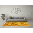 thumbnail image 3 of Ahgly Company Indoor Rectangle Abstract Yellow Modern Area Rugs, 6' x 9', 3 of 4