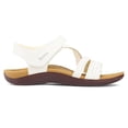 thumbnail image 2 of Pennysue Women's Arch Support Sandals White Woven Orthopedic Walking Sandals 8M, 2 of 6